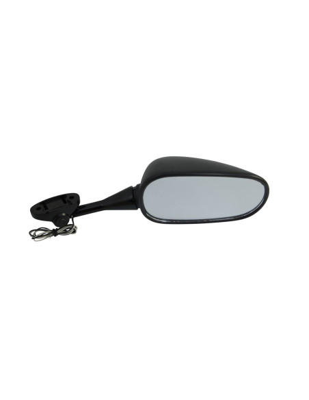 VEIDRODIS JUODAS KAIRYSIS EC SU LED