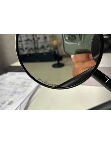 ALU MIRROR PAIR UNIV BK