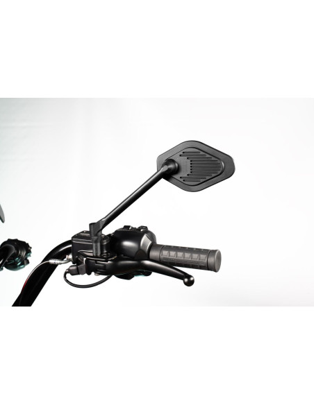 MIRROR ADJUSTABLE LONG STEM BL