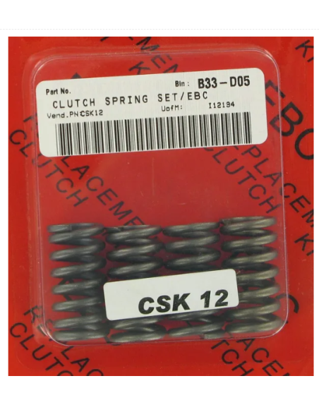 CLUTCH SPRING CSK SERIES COIL SPRING STEEL