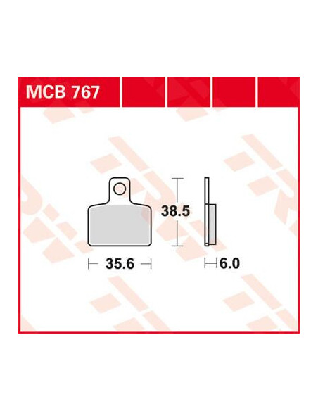 KLOCEK HAMULCOWY TRW MCB767