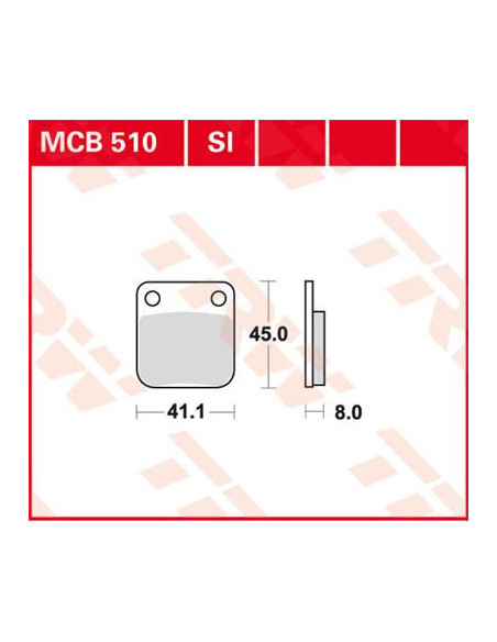 KLOCEK HAMULCOWY TRW MCB510