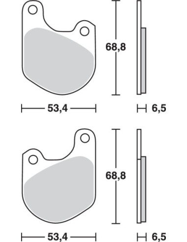 KLOCEK HAMULCOWY TRW MCB511