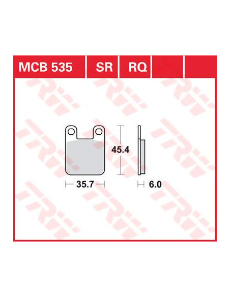 KLOCEK HAMULCOWY TRW MCB535