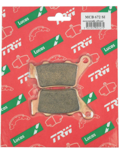 KLOCEK HAMULCOWY TRW MCB672SI