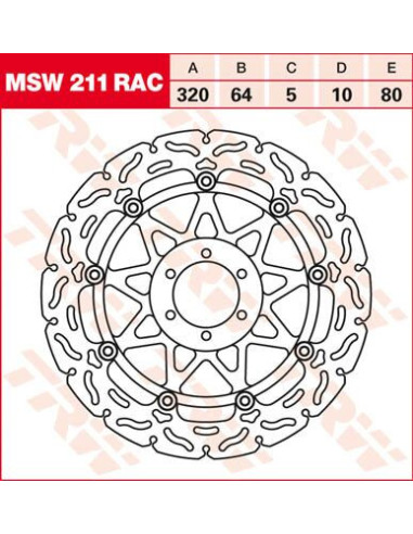 ROTOR TRW MSW211RAC