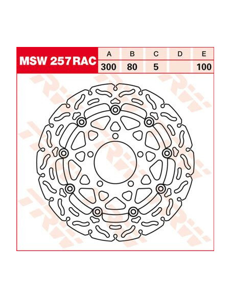 ROTOR TRW MSW257RAC