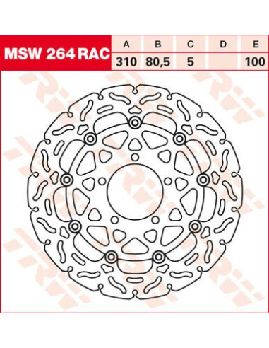 ROTOR TRW MSW264RAC