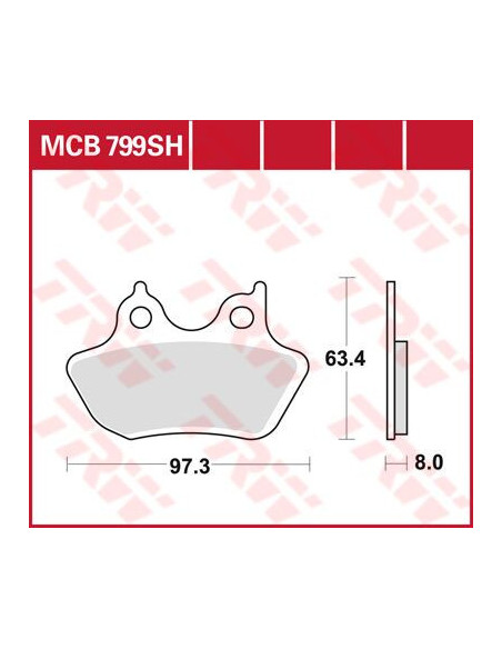 BRAKE PAD TRW 44082-00