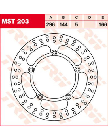 ROTOR TRW MST203