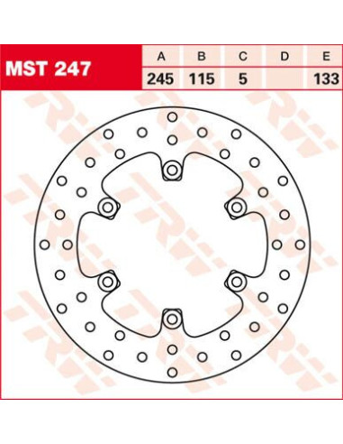 ROTOR TRW MST247