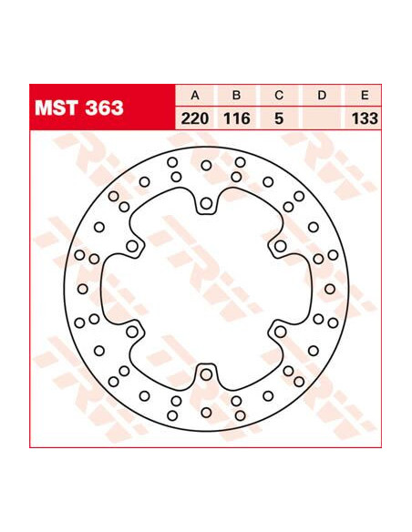 ROTOR TRW MST363