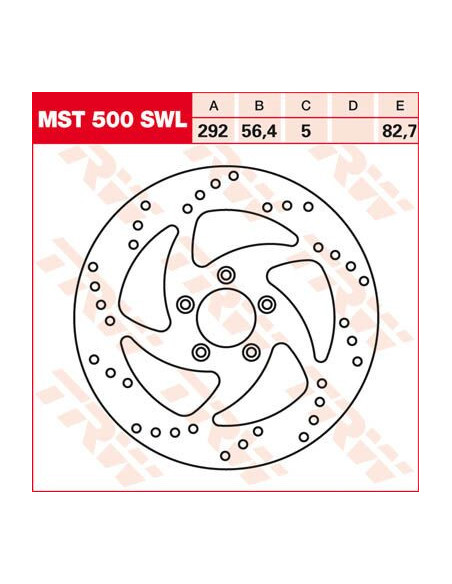 FRNT BRK DISC XL/BT SWPT LEFT