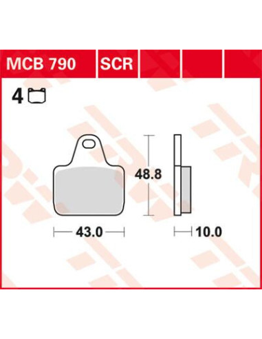 BRAKE PAD SINTER RACE LON