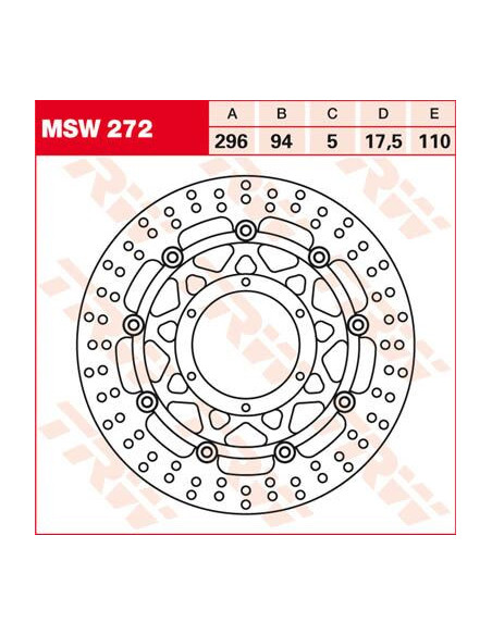 BRAKE DISC FL MSW272