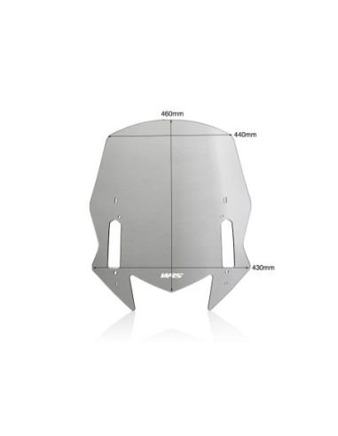 WINDSCREEN TMAX 530/560 SMOKE