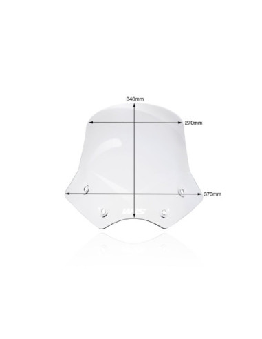 PRIEKINIS STIKLAS INTERMEDIO R1200R C