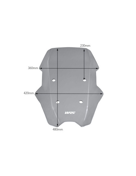 WINDSCREEN TOURING C400X SMOKE