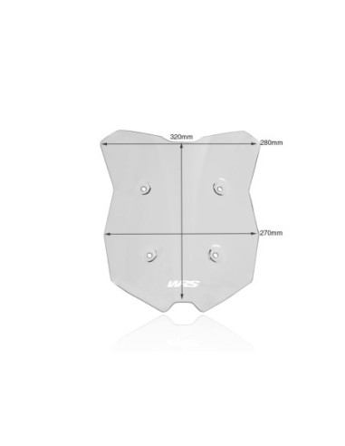 WINDSCREEN SPORT 1290 SUPERDUK