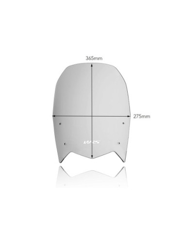 PRZEDNIA SZYBA TOURING TENERE700 S
