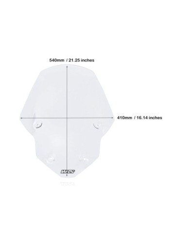 WINDSCREEN TOURING TIGER900 CL