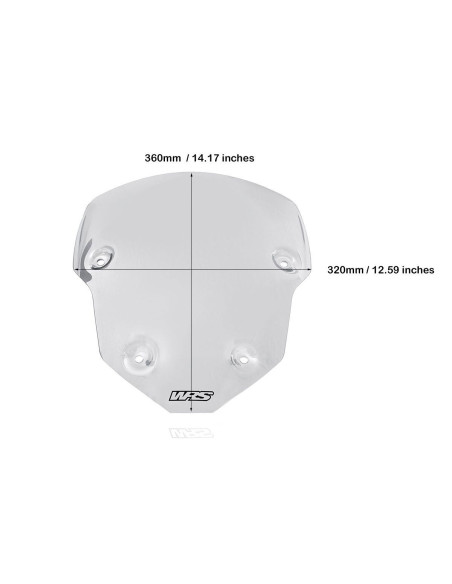 WINDSCREEN SPORT TIGER900 CLEA