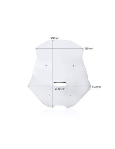 WINDSCREEN SPORT ADV350 CLEAR