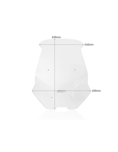 PRIEKINIS STIKLAS TOURING ADV350 CLEA