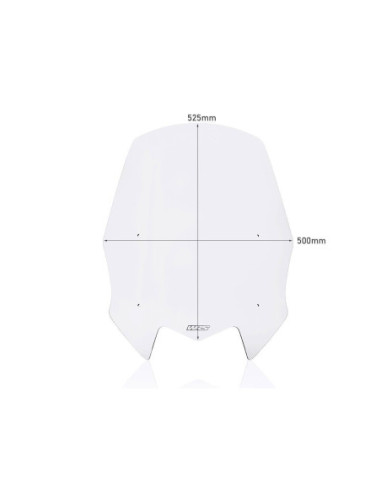 PRIEKINIS STIKLAS TOURING TMAX560 CLE
