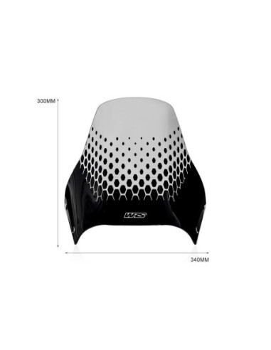 WINDSCREEN ENDURO DESERTX SMOK