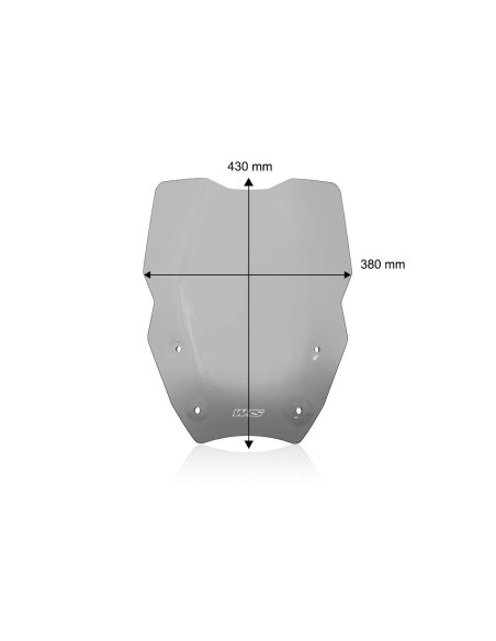 PRZEDNIA SZYBA CAPONORD R1300GS SM