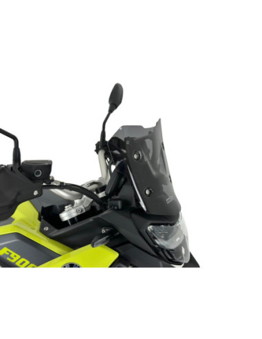 PRIEKINIS STIKLAS ENDURO F900GS TAMSUS