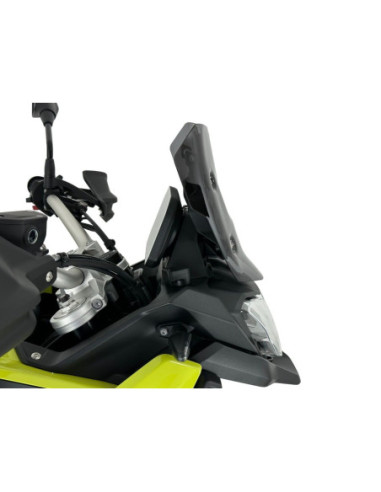 PRIEKINIS STIKLAS ENDURO F900GS TAMSUS