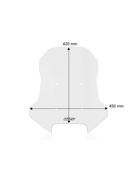 WINDSCREEN CAPONORD CFMOTO 450
