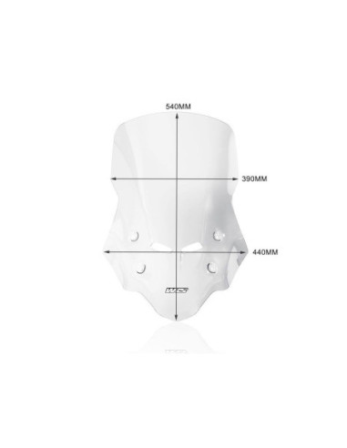 PRZEDNIA SZYBA CAPONORD CB500X CLE