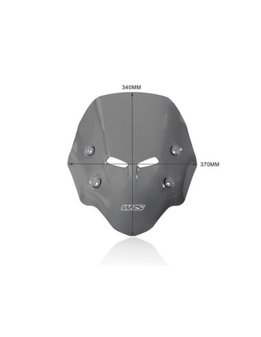 PRIEKINIS STIKLAS SPORT CB500X DARK S