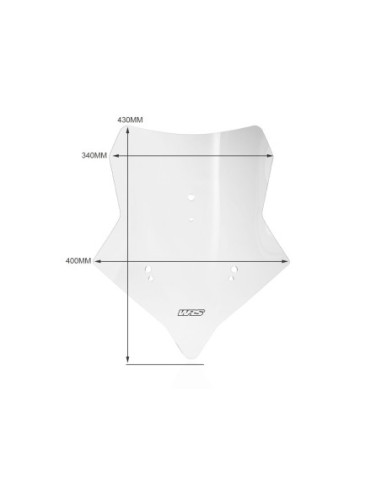 WINDSCREEN SPORT X-CAPE 650 CL