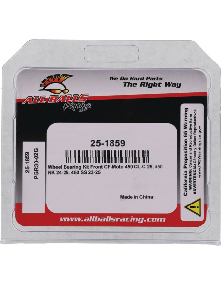 BEARING KIT WHEEL CF MOTO