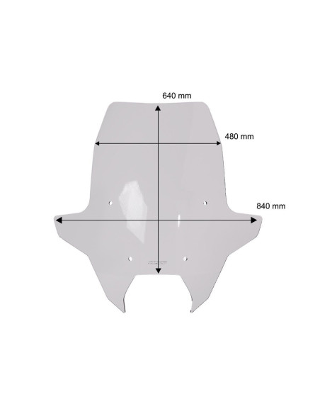 WINDSCREEN CAPONORD BMW R1300R