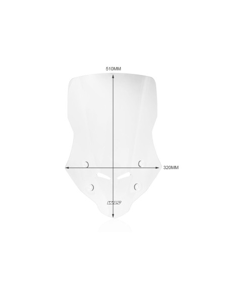 „CAPONORD HORNET 750“ priekinis stiklas