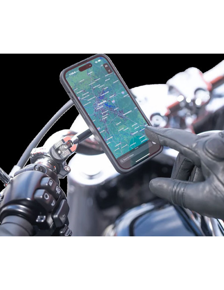 PHONE MOUNT MOTO 3D 1 1/2 CHRO
