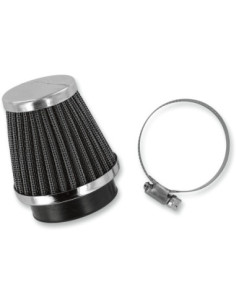AIR FILTER CHROME END 52MM