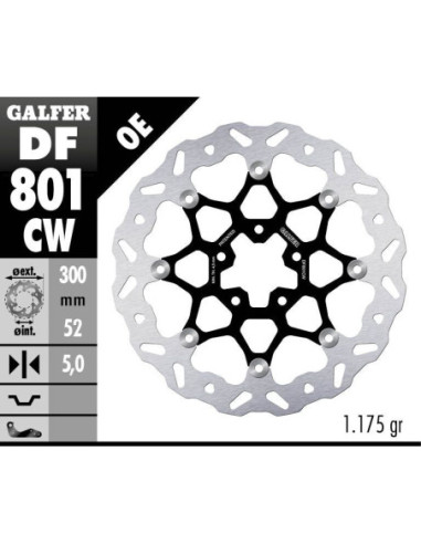 BRAKE DISC FLOAT WAVE