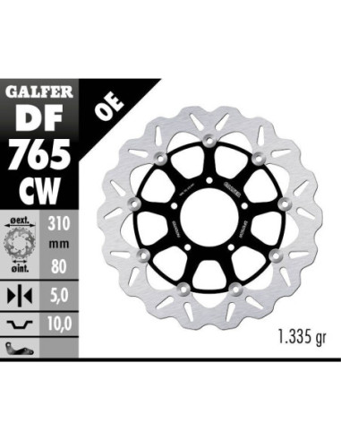 BRAKE DISC FLOAT WAVE