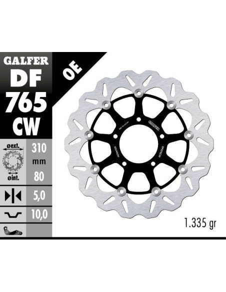 BRAKE DISC FLOAT WAVE