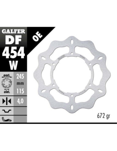 BRAKE DISC FIXED WAVE