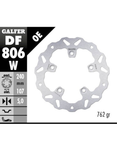 BRAKE DISC FIXED WAVE