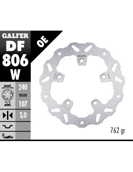 BRAKE DISC FIXED WAVE