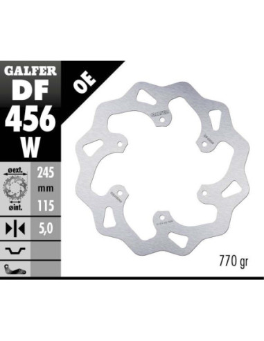 BRAKE DISC FIXED WAVE