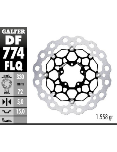 BRAKE DISC FLOAT CUBIQ